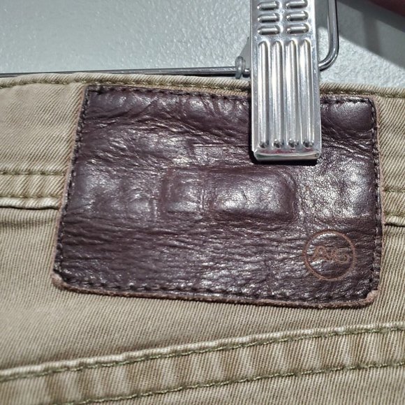 AG Adriano Goldschmied The Matchbox Jeans Slim Straight Brown Tan Men's Sz 31 - Picture 11 of 14